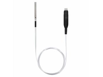 Digital Pt-100 føler L=50mm,  med 5m kabel, Måleområde: -100° til +150°C